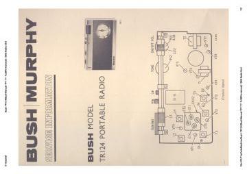 Bush TR124 schematic circuit diagram